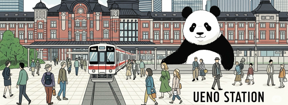 上野駅から上野untitledへの行き方