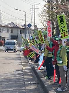 交通安全週間街頭活動