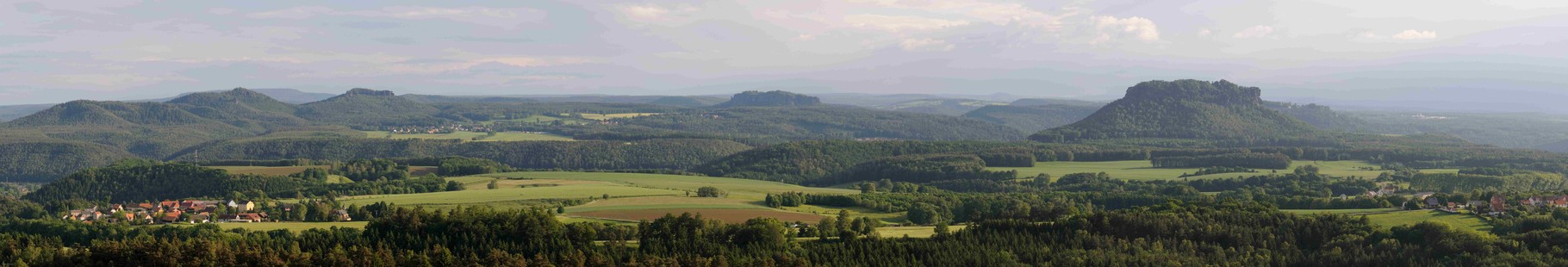 Panorama im Elbsandsteingebirge, Sachsen