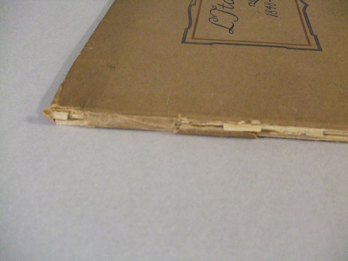Immagini di un restauro benvenuti su legatoriaoropa! Restaurare un libro