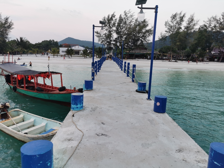 Der Pier von Koh Rong