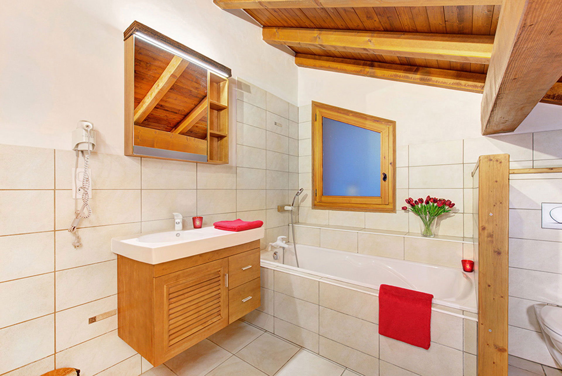 Badezimmer in Abendstimmung