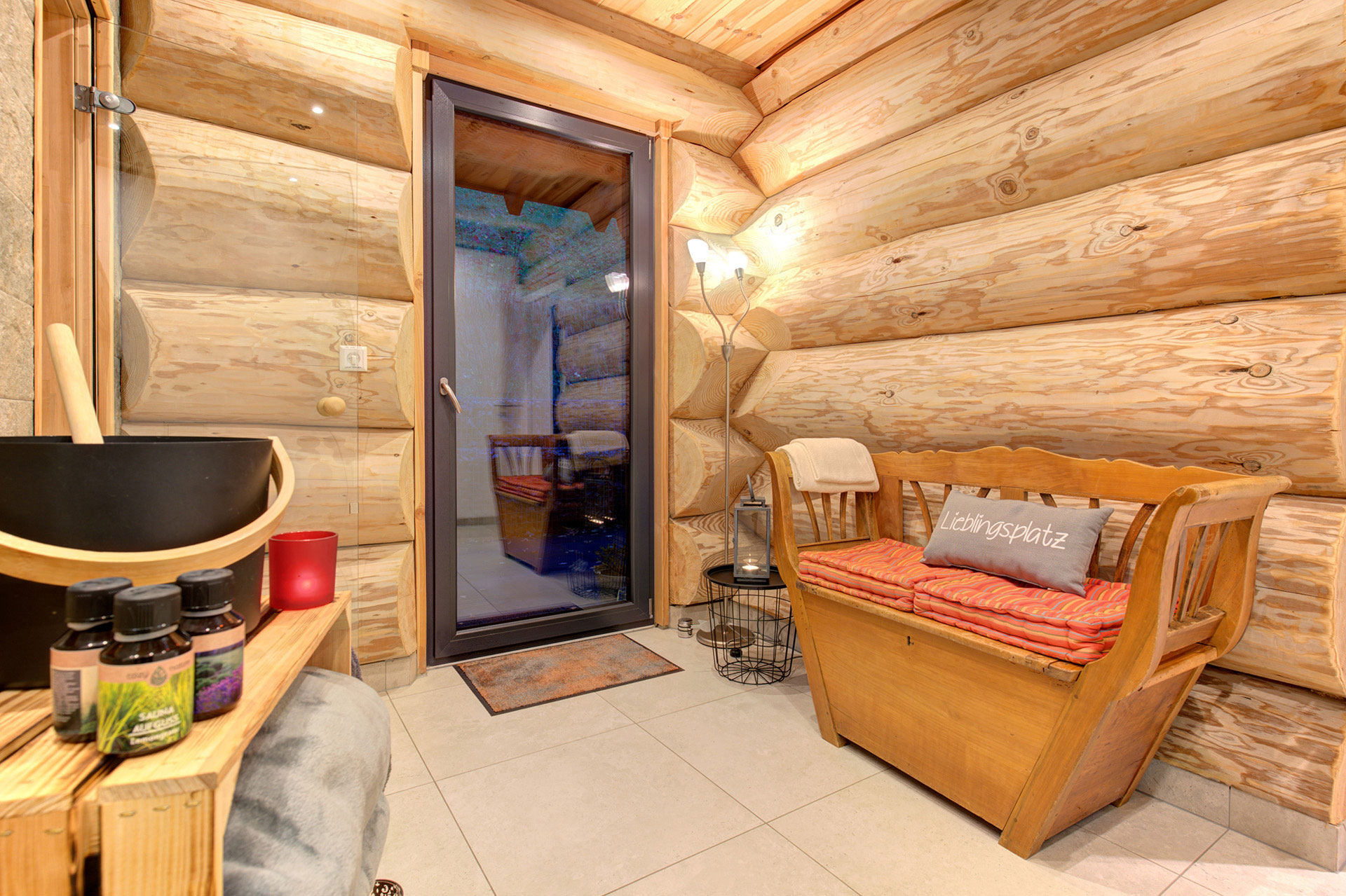 wellnessbereich im  Ferienhaus Armin Darstein
