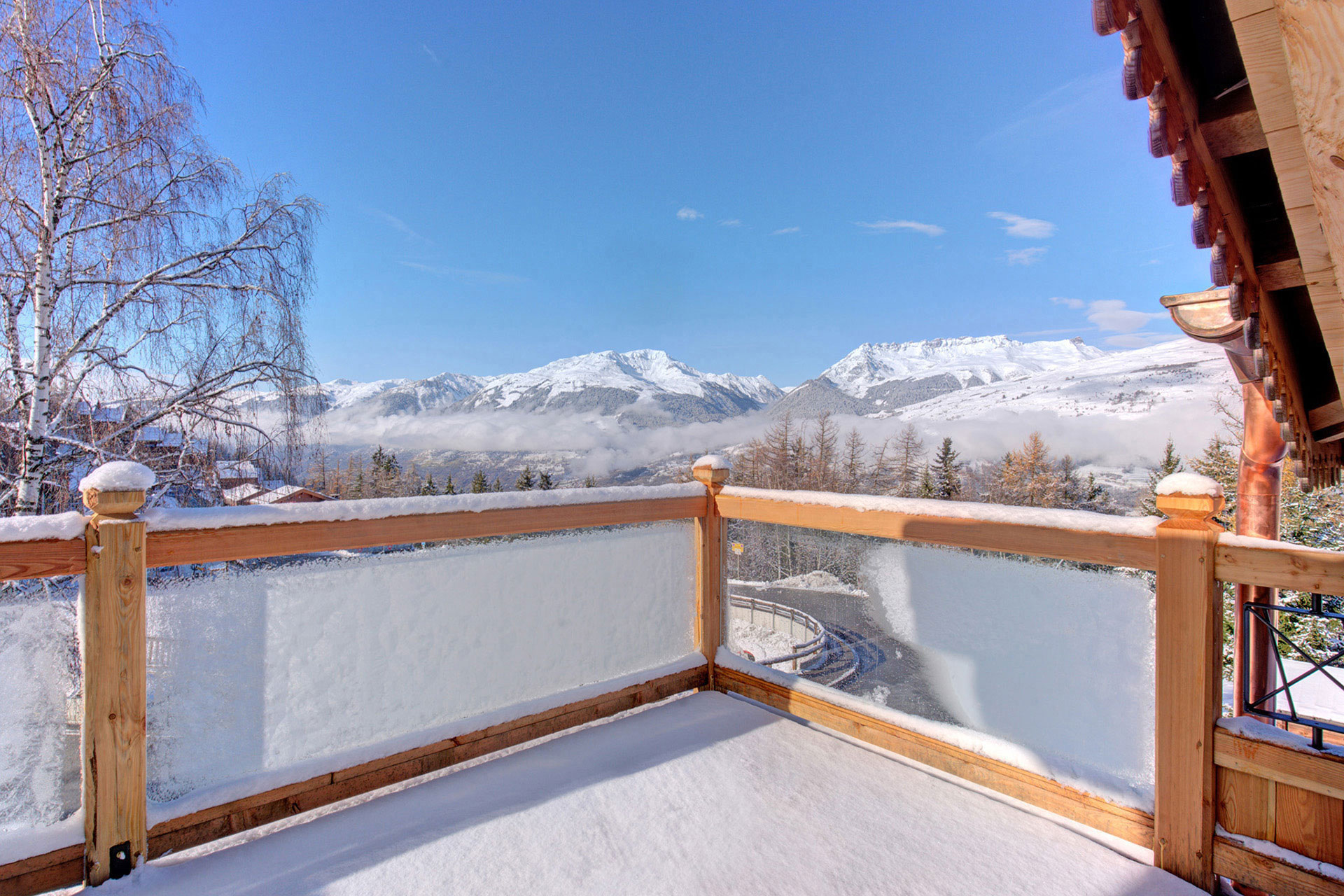 Panoramablick im Chalet Cristal du Paradis