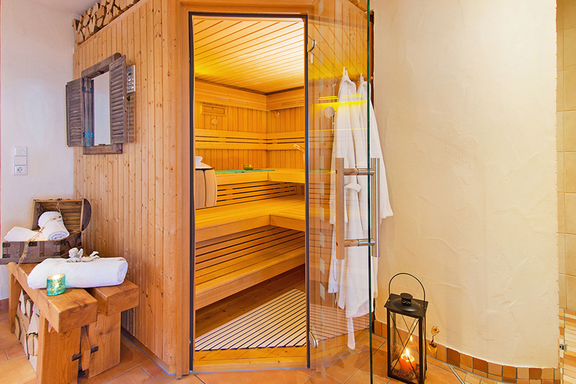 Sauna im Ferienhof Reeshof