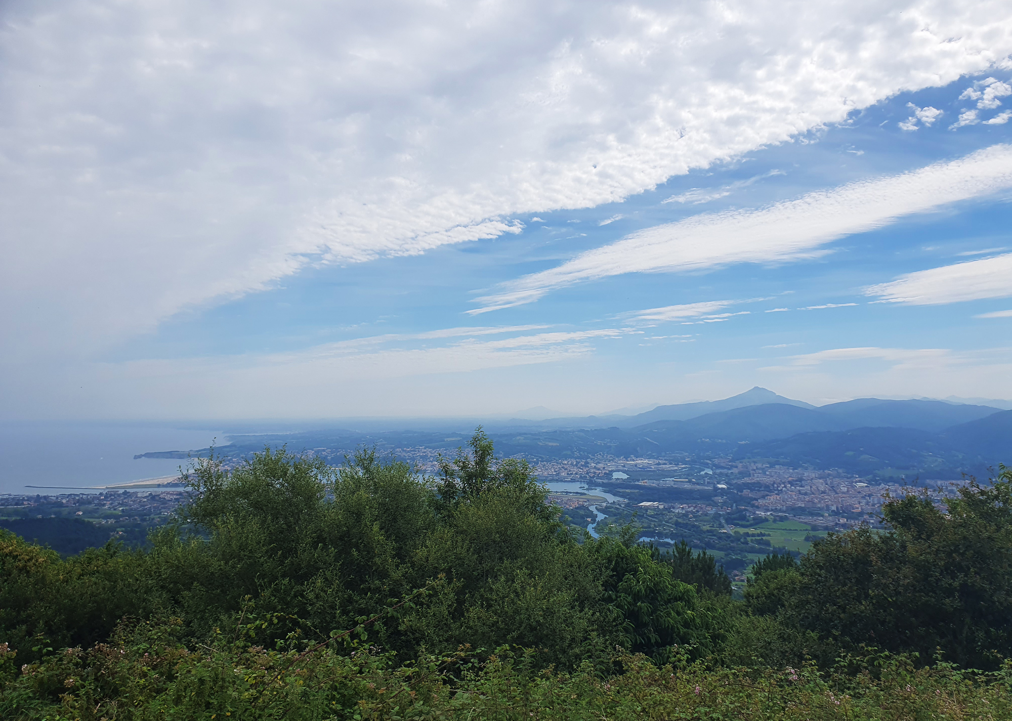 Blick auf Irun