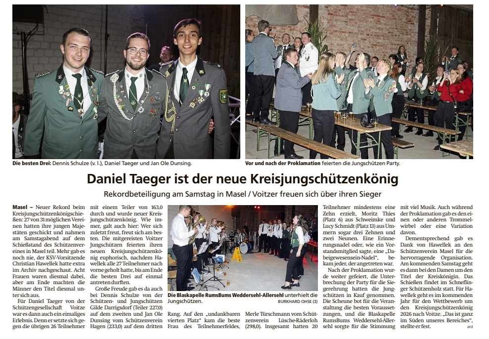 Aus dem Isenhagener Kreisblatt vom 10.09.2025