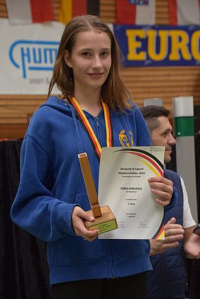 DM-Bronze für Philine Kaltenbach