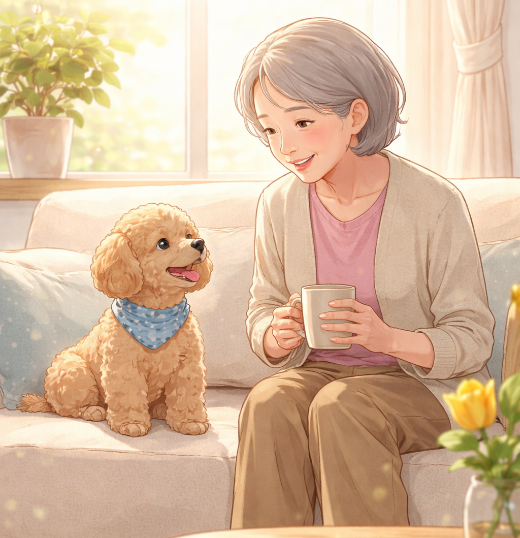 ペットと話す時間が、心をやわらかくする
