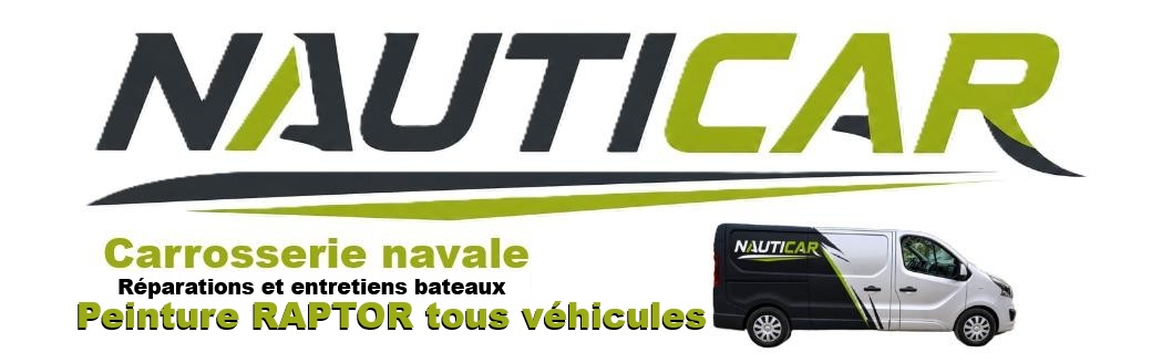 NAUTICAR: Carrosserie navale et entretien bateaux à domicile. Peinture RAPTOR tous véhicules