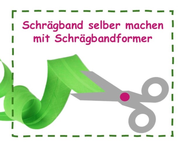 Schrägband selber machen mit Schrägbandformer