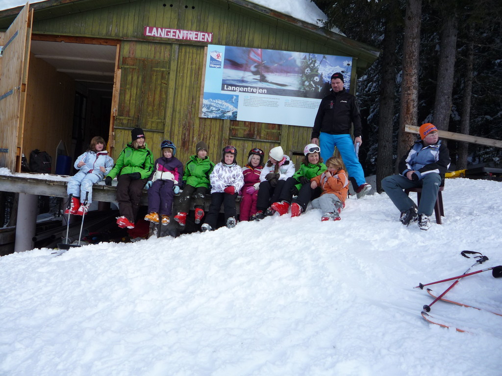 Skiclub- und Schülerskirennen 2010 am Langentreien auf der FIS World Cup Lauberhornrennstrecke