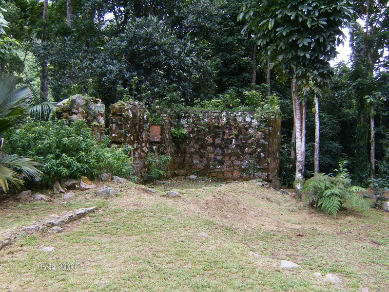 Ruine in der Mission Lodge