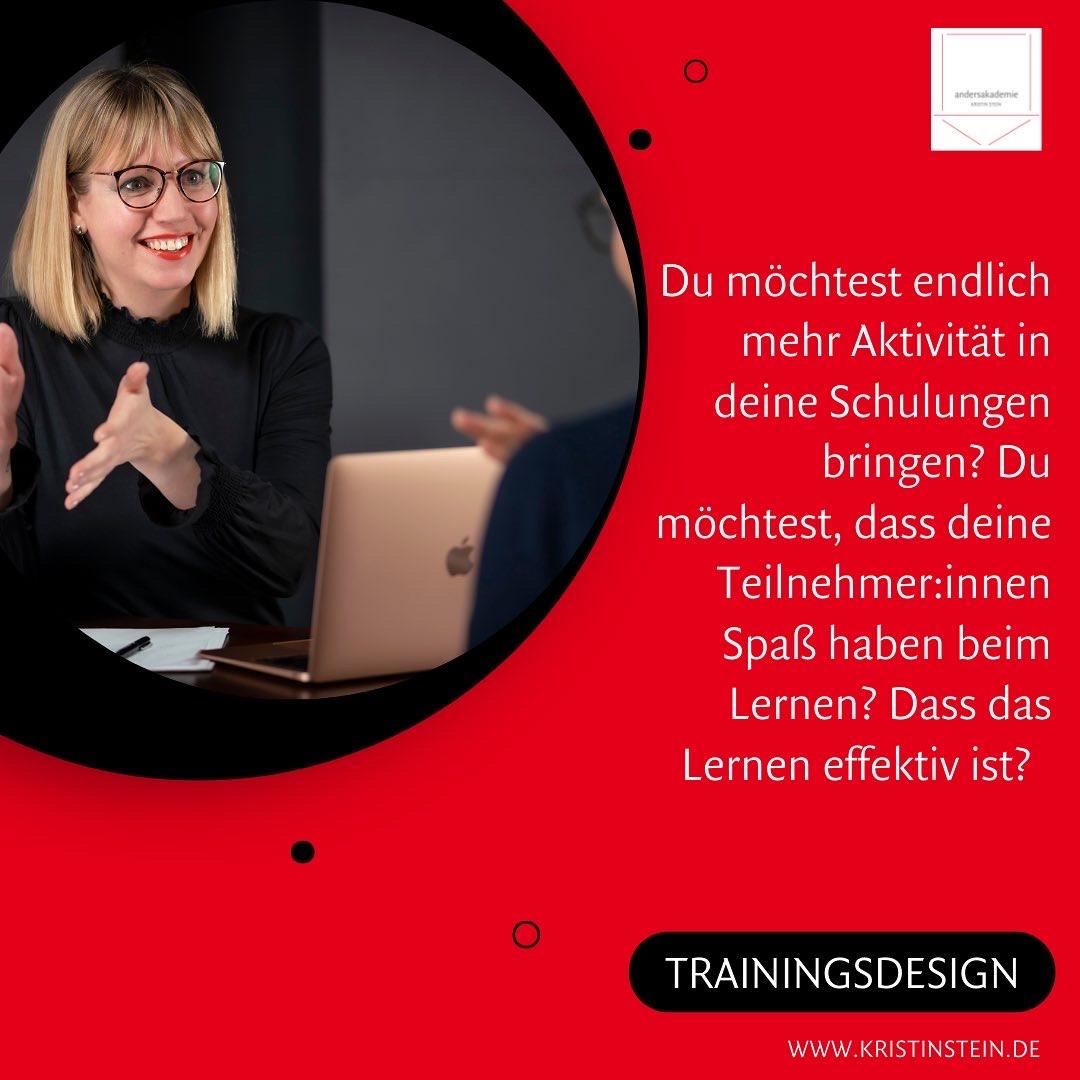 Trainingsdesign ist die Struktur für deine Kurse