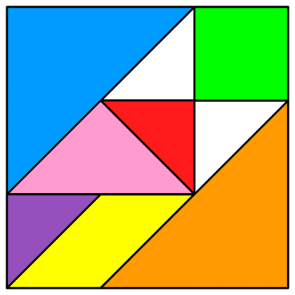 Tangram Incomplete square 4