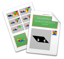 Printable Tangram Worksheet page