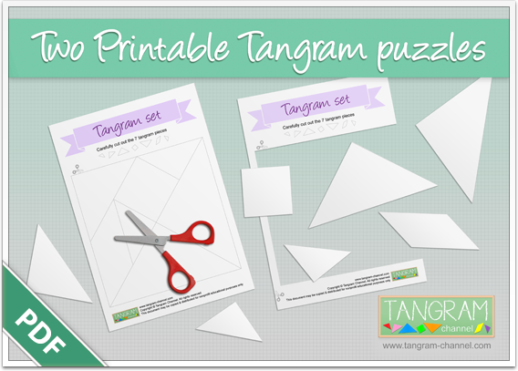 Two Printable Tangram Puzzles - Free Download - www.tangram-channel.com