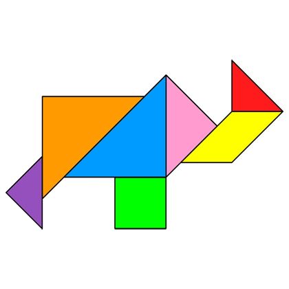 Animais #28 - Tangram - Geniol