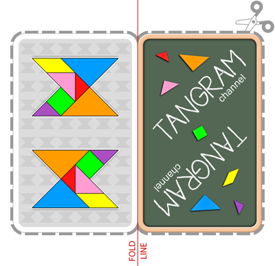 Tangram Snap Game to cut out - www.tangram-channel.com