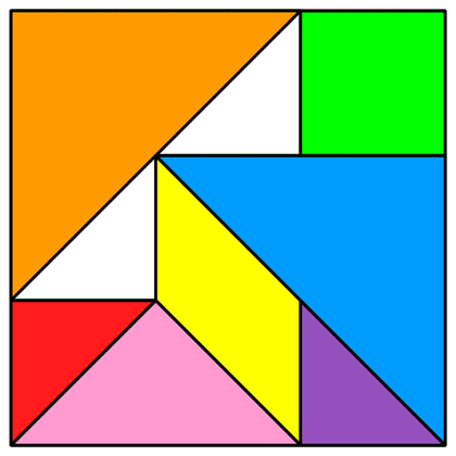 Tangram Incomplete square 5