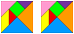 Two Tangram puzzles - http://www.tangram-channel.com