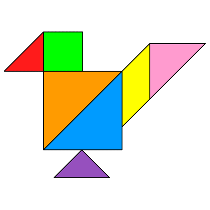 Tangram Sparrow