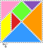 Large tangram set