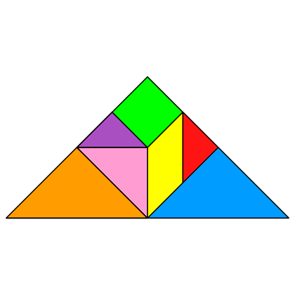 Tangram triangular cheap