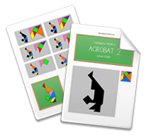 Printable Tangram Worksheet page