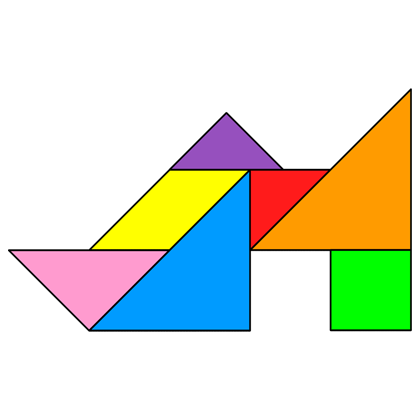 Tangram Clog