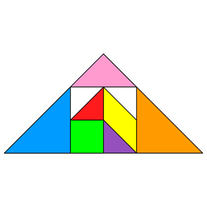 Tangram Incomplete triangle 5