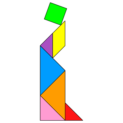 Tangram Lady