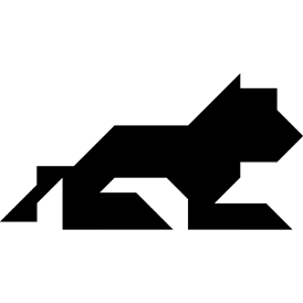 Tangram puzzle 102 : Lion - Visit http://www.tangram-channel.com/ to see the solution to this Tangram