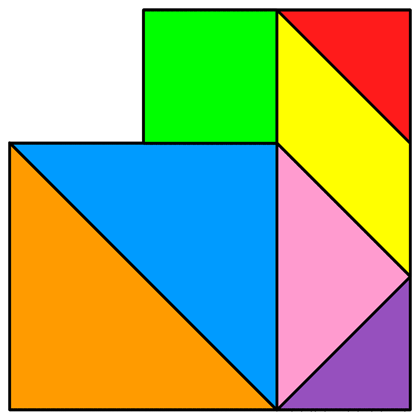 Tangram Incomplete square 10