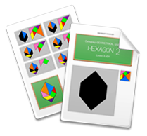 Printable Tangram Worksheet page