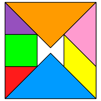 Tangram Incomplete square