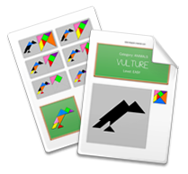 Printable Tangram Worksheet page