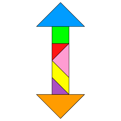 Tangram Double Arrow