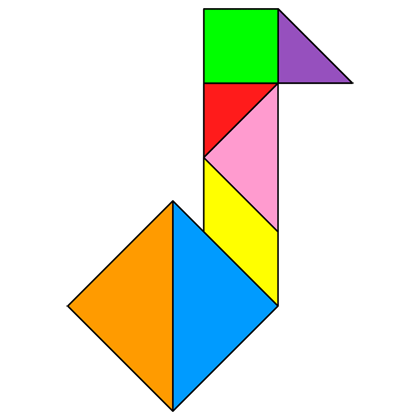 Tangram Musical note