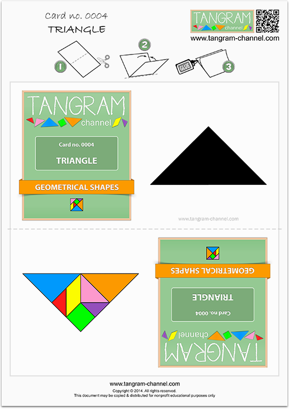 Tangram Trading Card no. 0004 : TRIANGLE