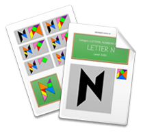 Printable Tangram Worksheet page