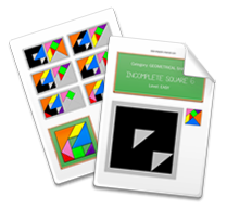 Printable Tangram Worksheet page