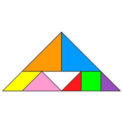 Tangram Incomplete triangle