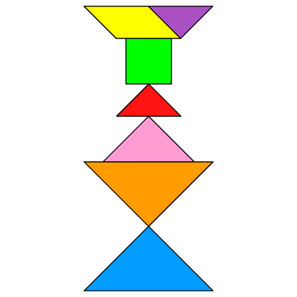 Tangram Candlestick