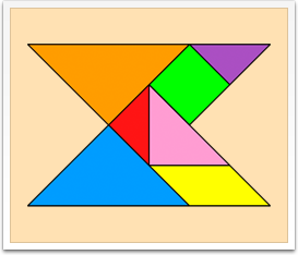 Tangram solutions - Geometrical shapes - www.tangram-channel.com