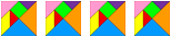 Four Tangram puzzles - http://www.tangram-channel.com