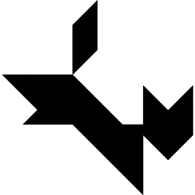 Tangram Cat Solution Tangram Cat 4 Tangram puzzle 90 Providing teachers