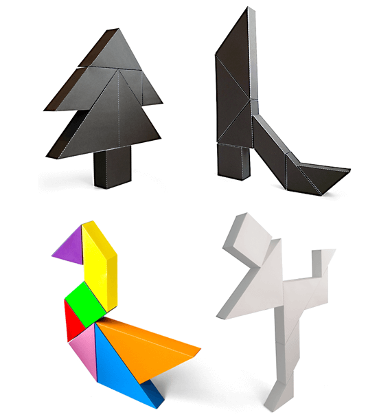 3D Tangrams - www.tangram-channel.com