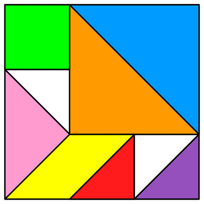 Tangram Incomplete square 8