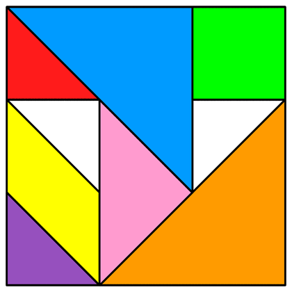 Tangram Incomplete square 3